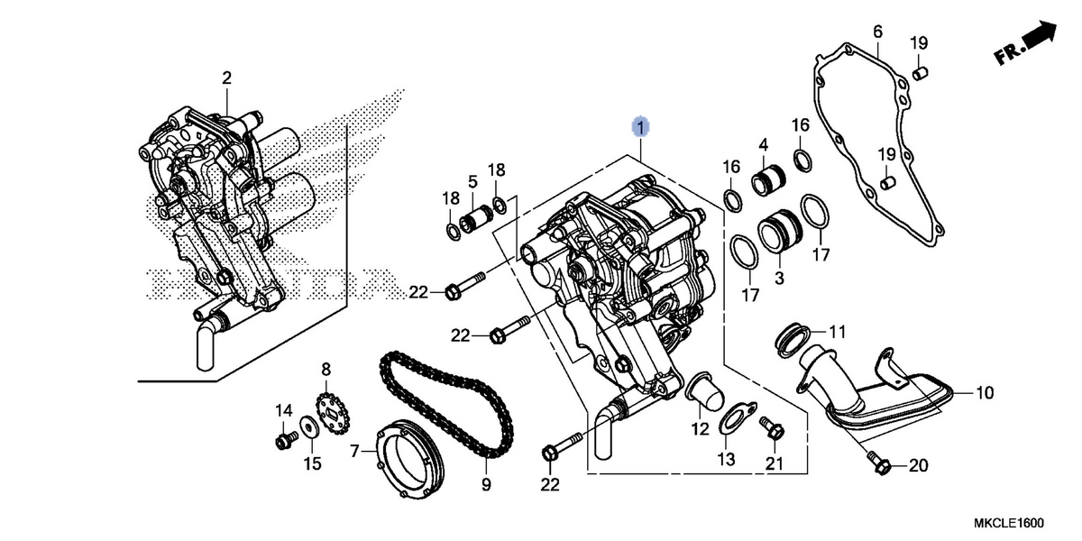 Honda OEM part 15100-MKC-A00