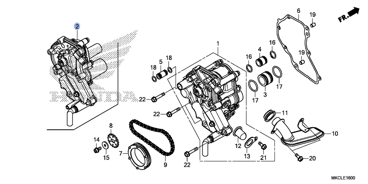 Honda OEM part 15100-MKC-A20