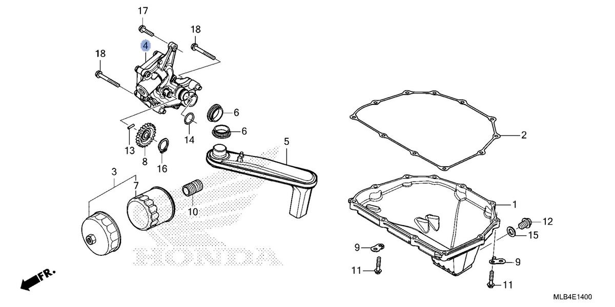 Honda OEM part 15100-MLB-D00