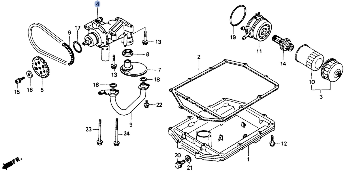 Honda OEM part 15100-MT3-000