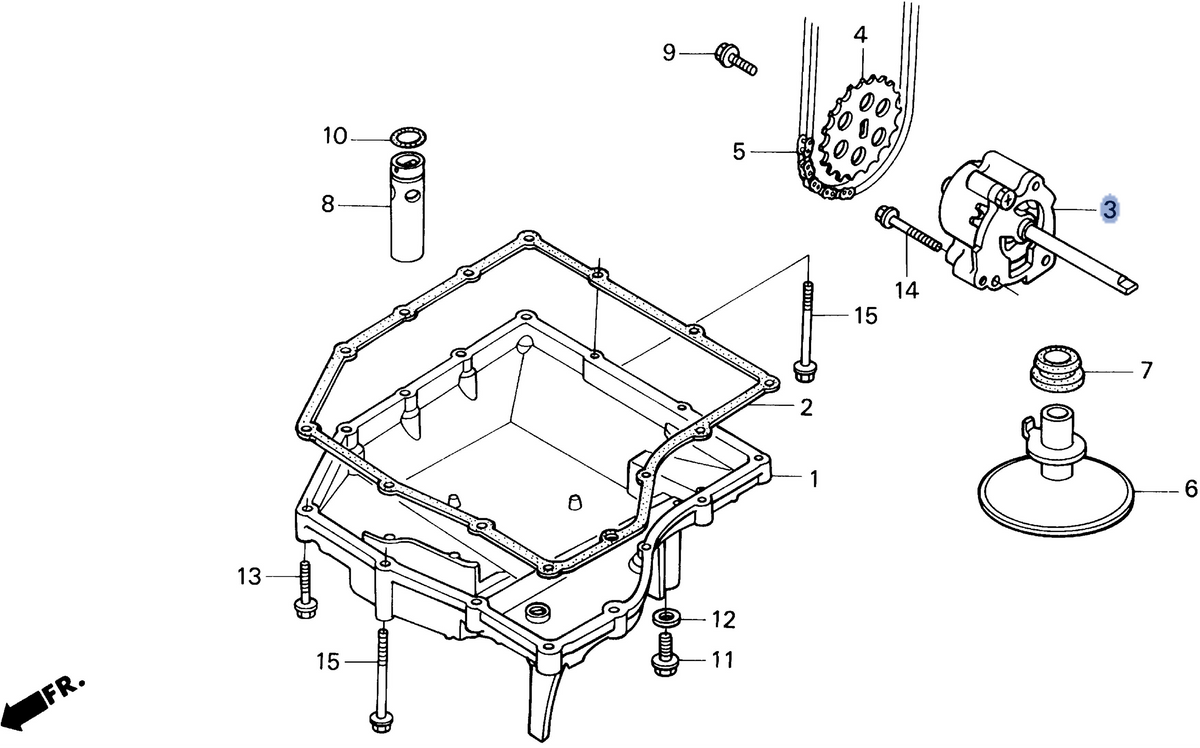 Honda OEM part 15100-MV9-670