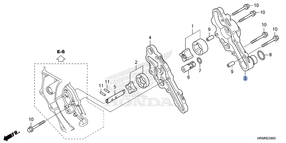 Honda OEM part 15101-HR6-MF0