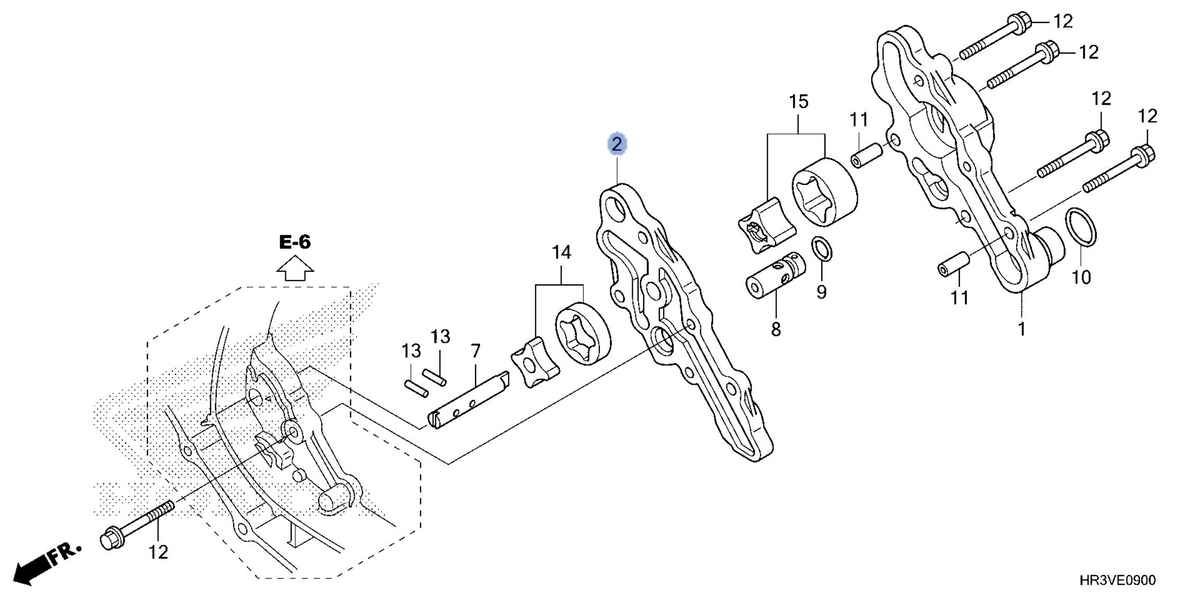 Honda OEM part 15102-HR3-HG0