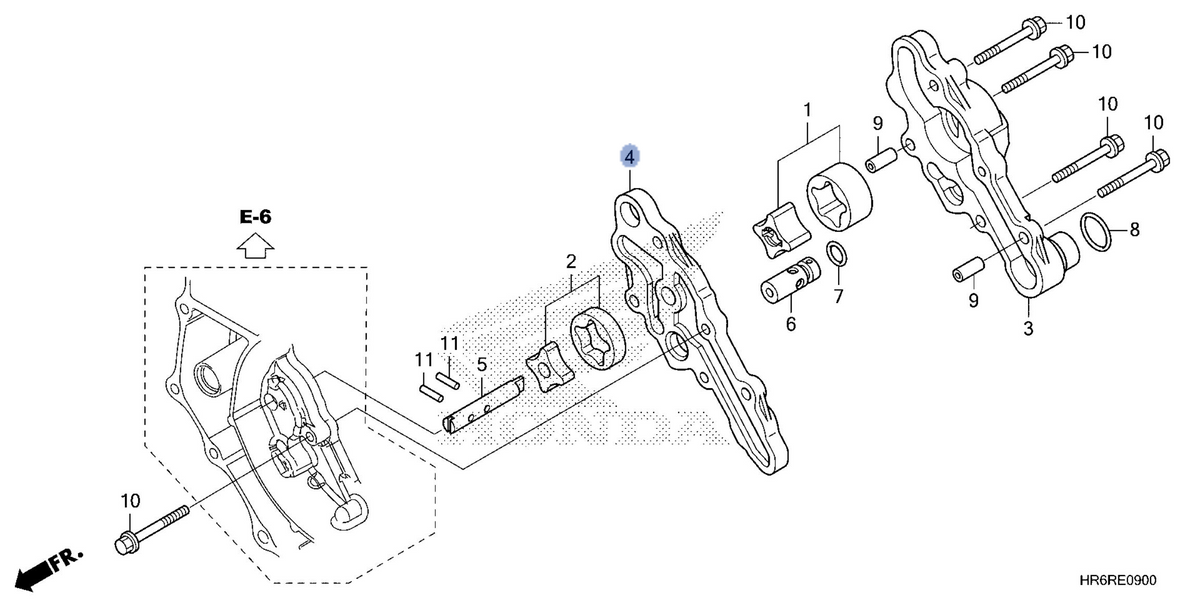 Honda OEM part 15102-HR6-MF0