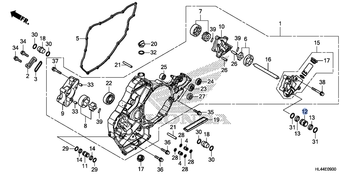 Honda OEM part 15105-HL4-000