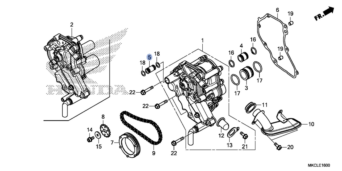 Honda OEM part 15108-MKC-A00