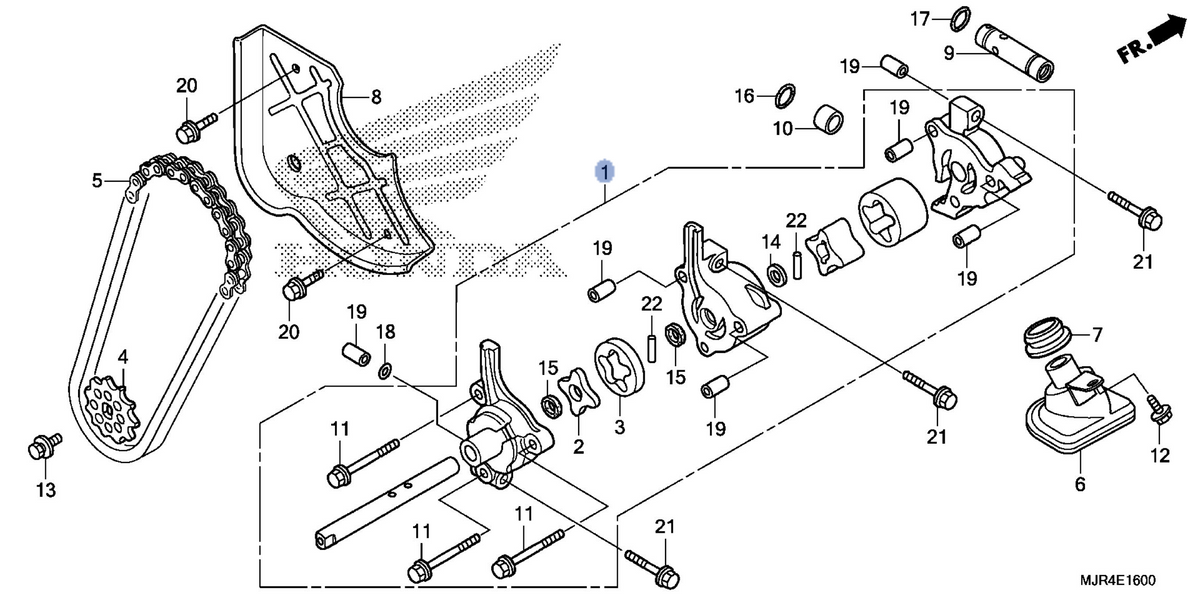 Honda OEM part 15110-MCA-000