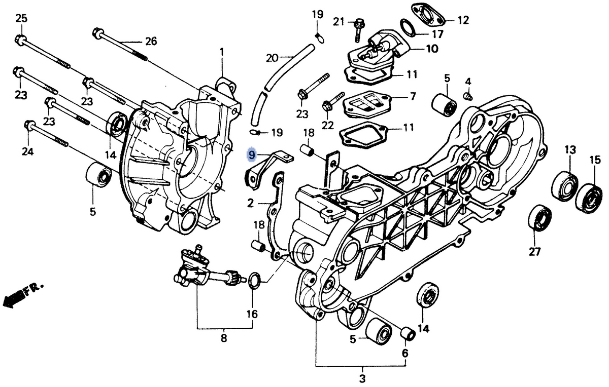 Honda OEM part 15111-GN2-000