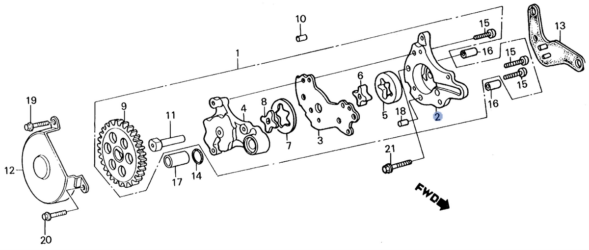 Honda OEM part 15111-KK0-770