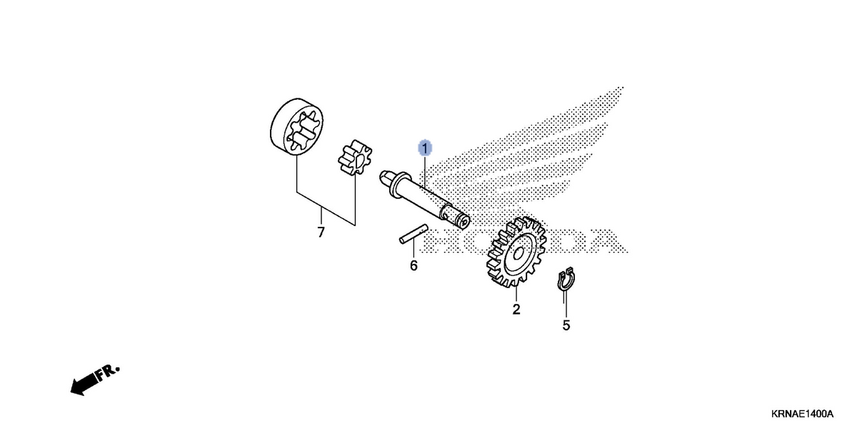 Honda OEM part 15111-KRN-A40