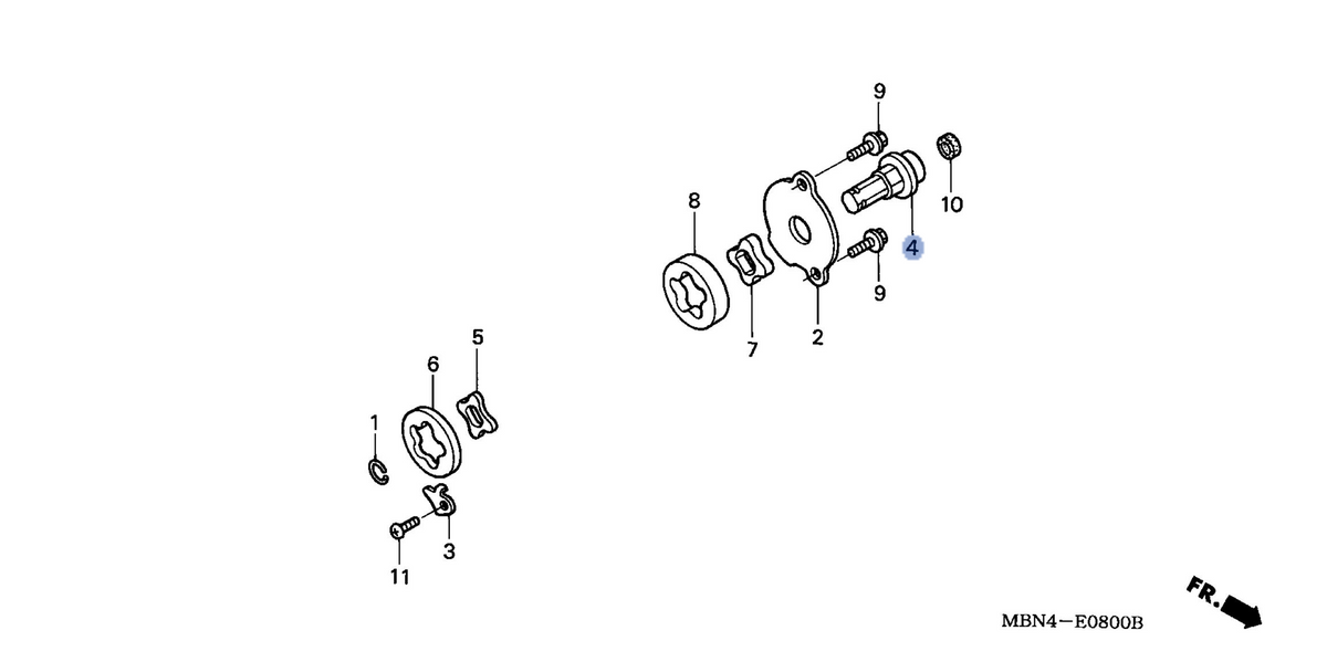 Honda OEM part 15111-MBN-670