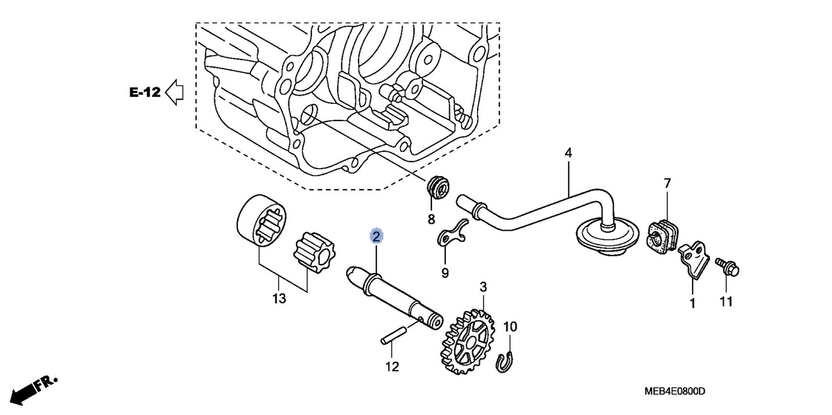 Honda OEM part 15111-MEB-770