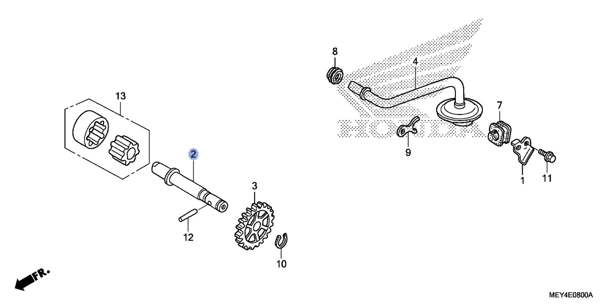 Honda OEM part 15111-MEY-670