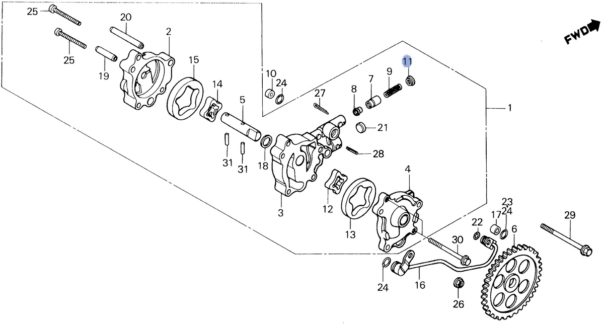 Honda OEM part 15111-MG3-000