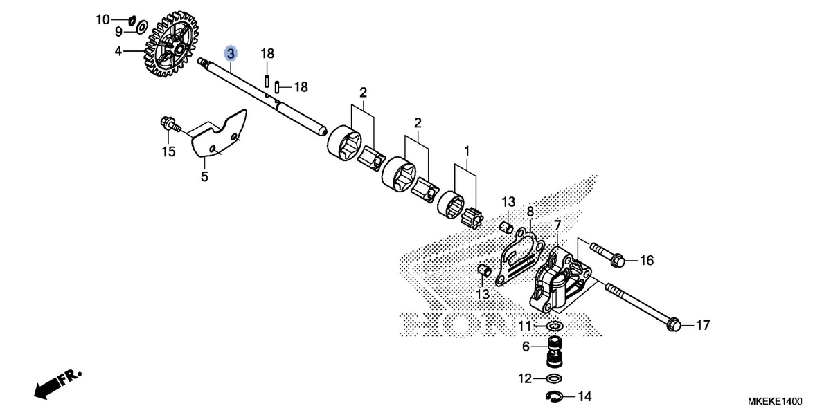 Honda OEM part 15111-MKE-A70