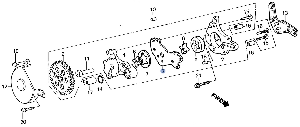 Honda OEM part 15112-KL4-000