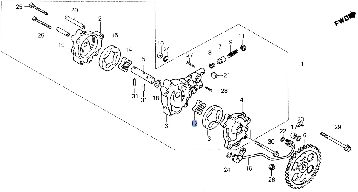 Honda OEM part 15115-MG3-000