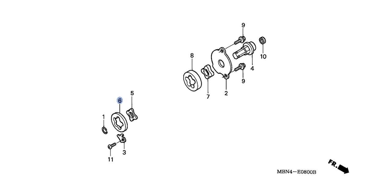 Honda OEM part 15116-MBN-671