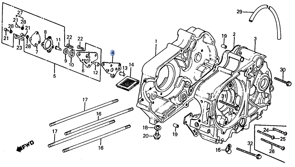 Honda OEM part 15119-178-000