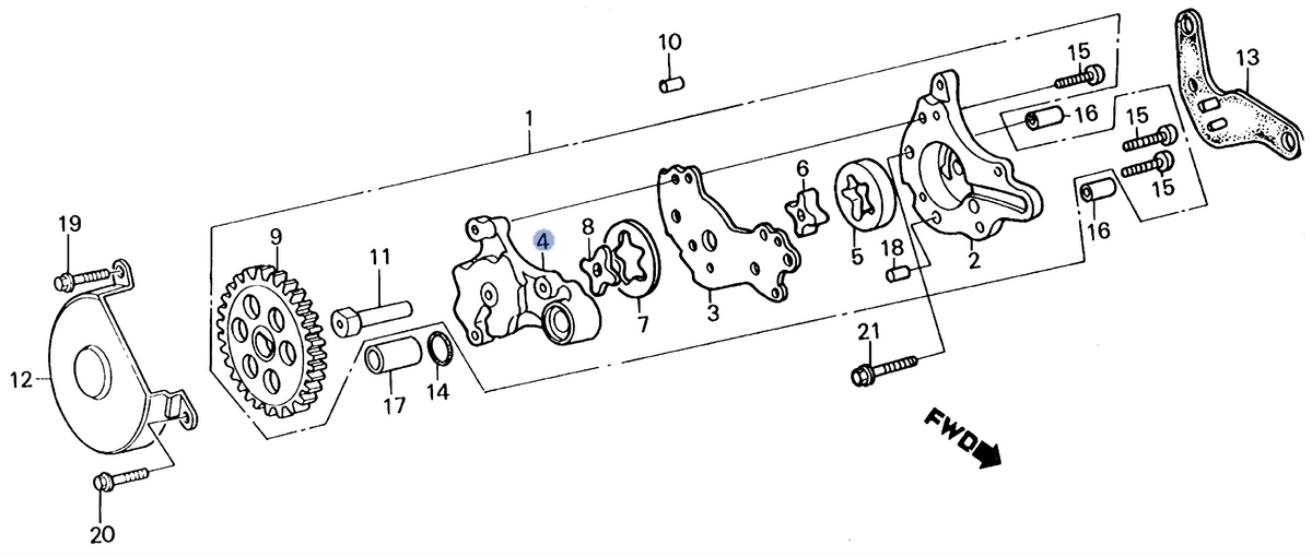 Honda OEM part 15121-KL4-000