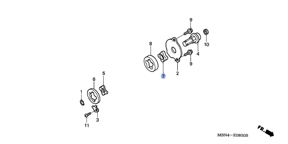 Honda OEM part 15121-MBN-671