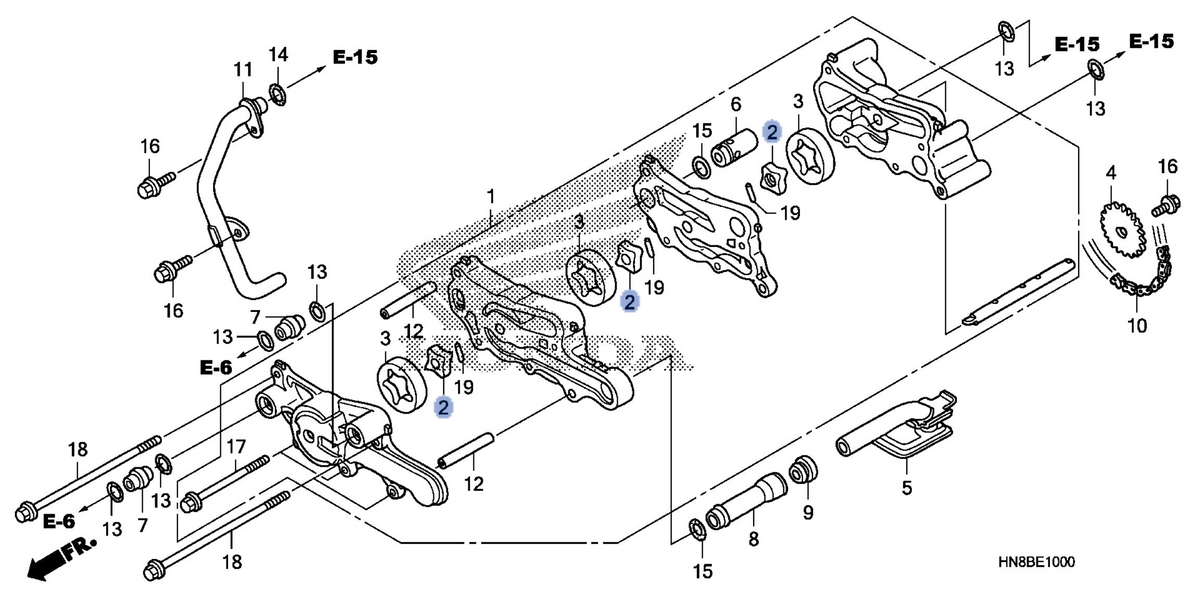 Honda OEM part 15122-HN2-003