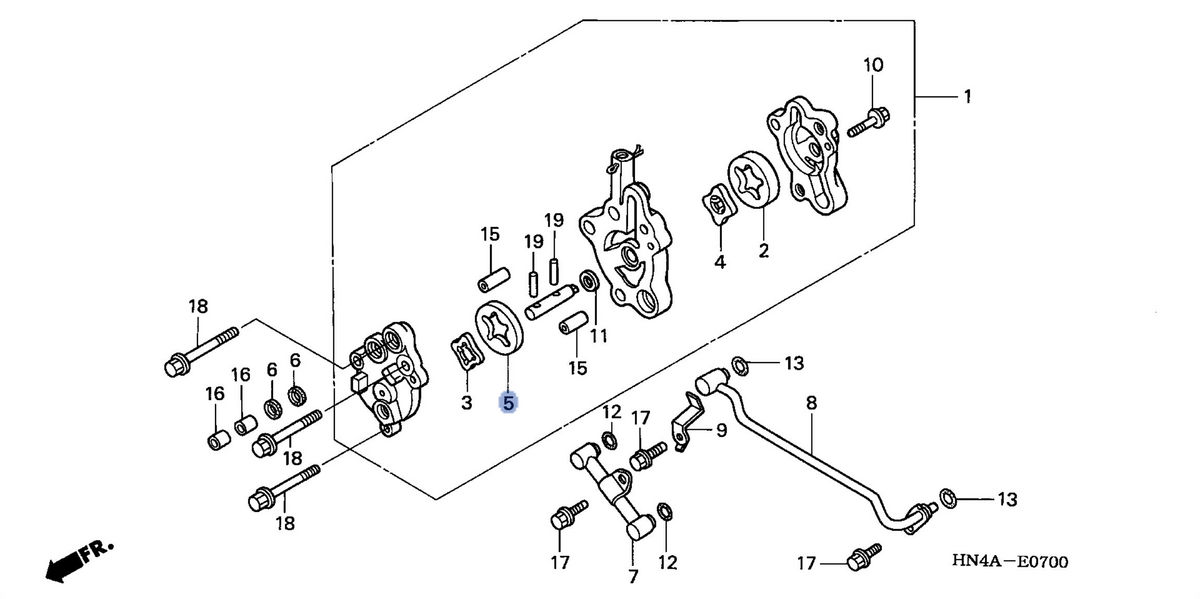 Honda OEM part 15122-HN5-M01