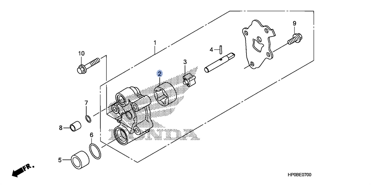 Honda OEM part 15122-HP0-A01