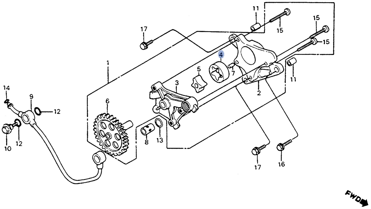 Honda OEM part 15122-KF0-000