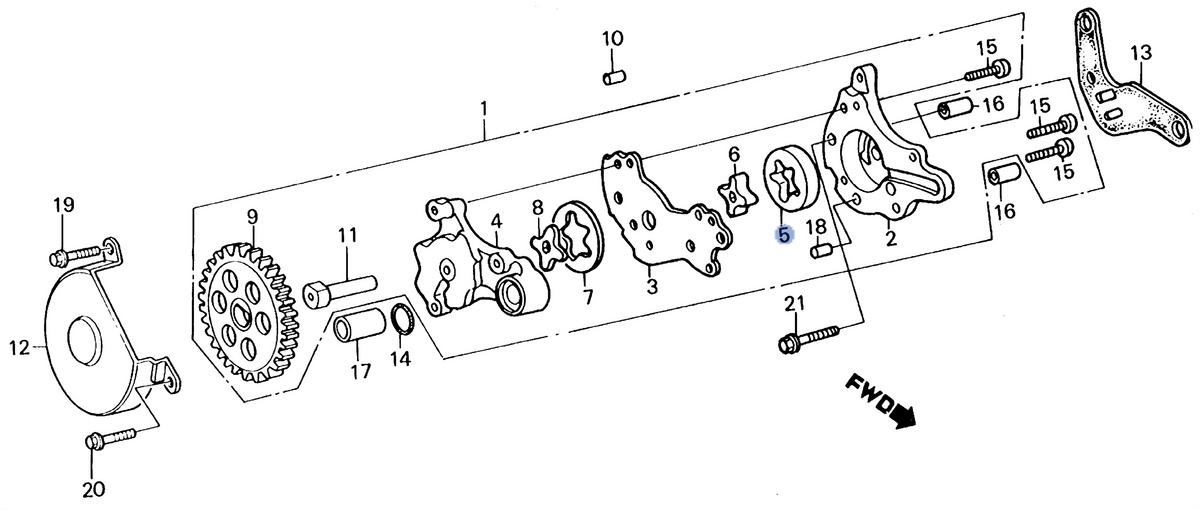 Honda OEM part 15122-KL4-000