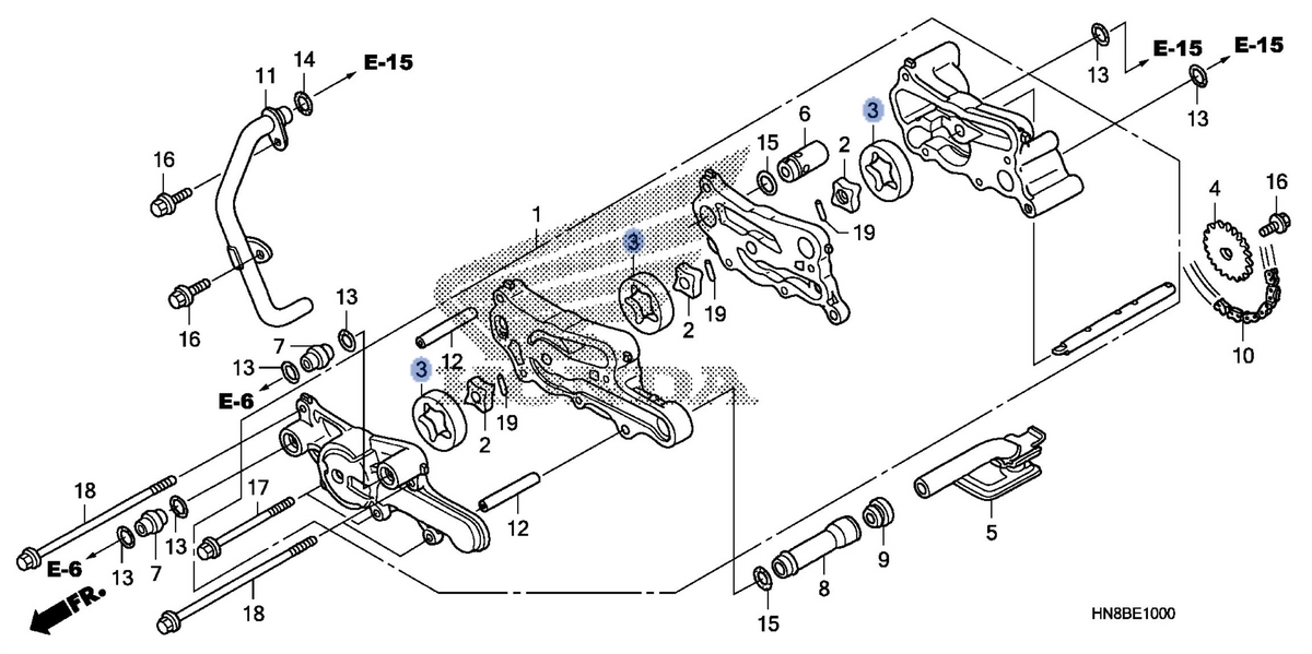 Honda OEM part 15123-HN2-003
