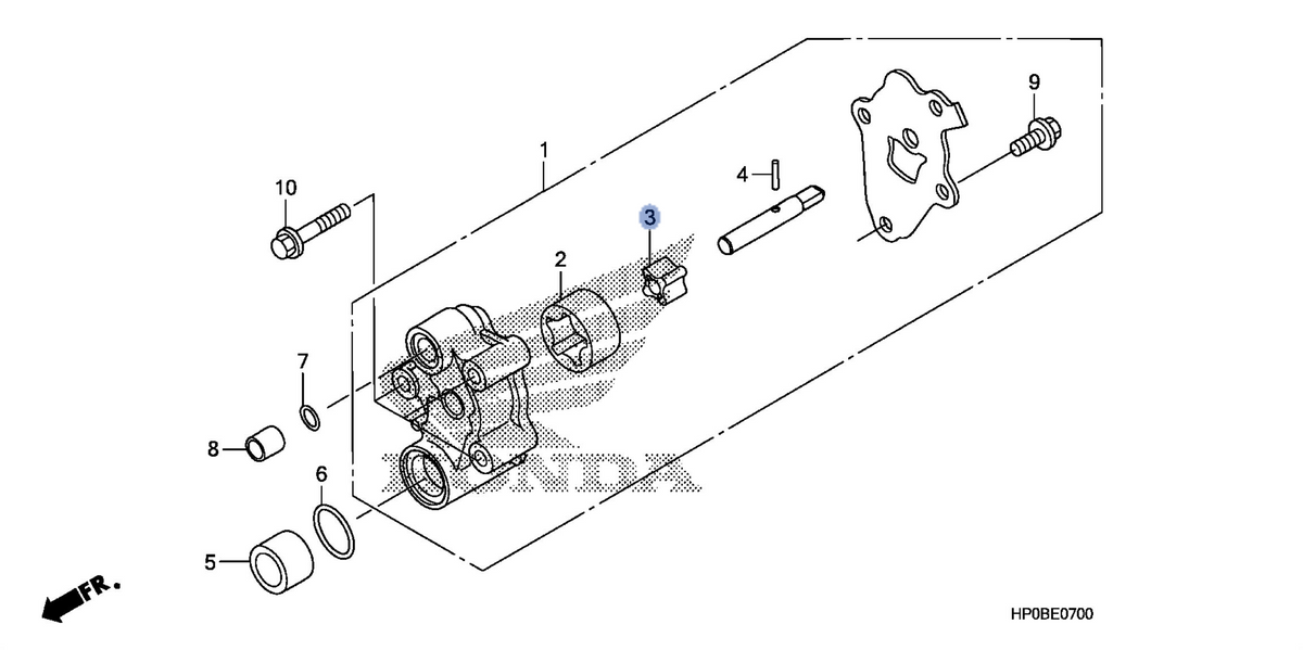 Honda OEM part 15123-HP0-A01