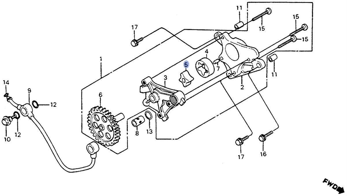 Honda OEM part 15123-KF0-000