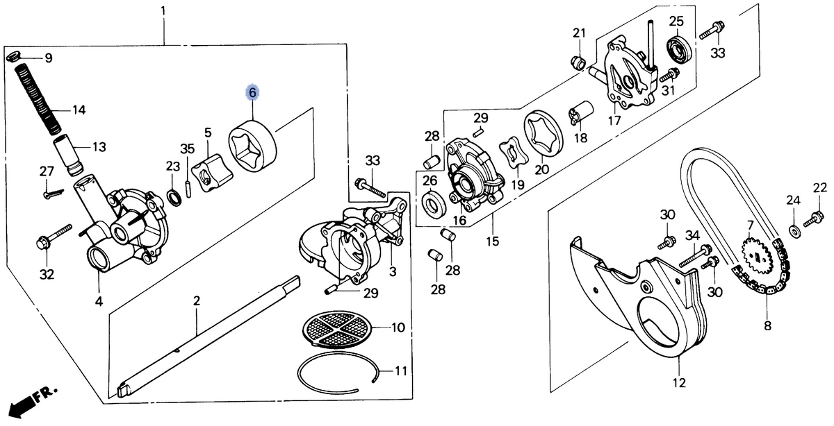 Honda OEM part 15125-MJ0-000