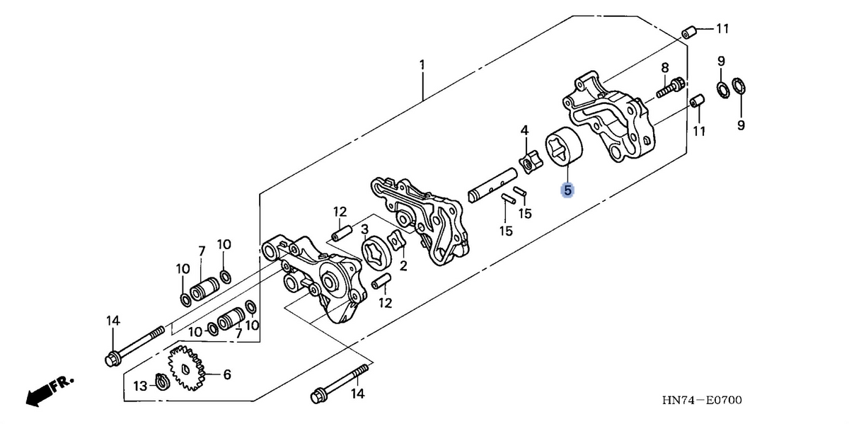 Honda OEM part 15129-HN7-003