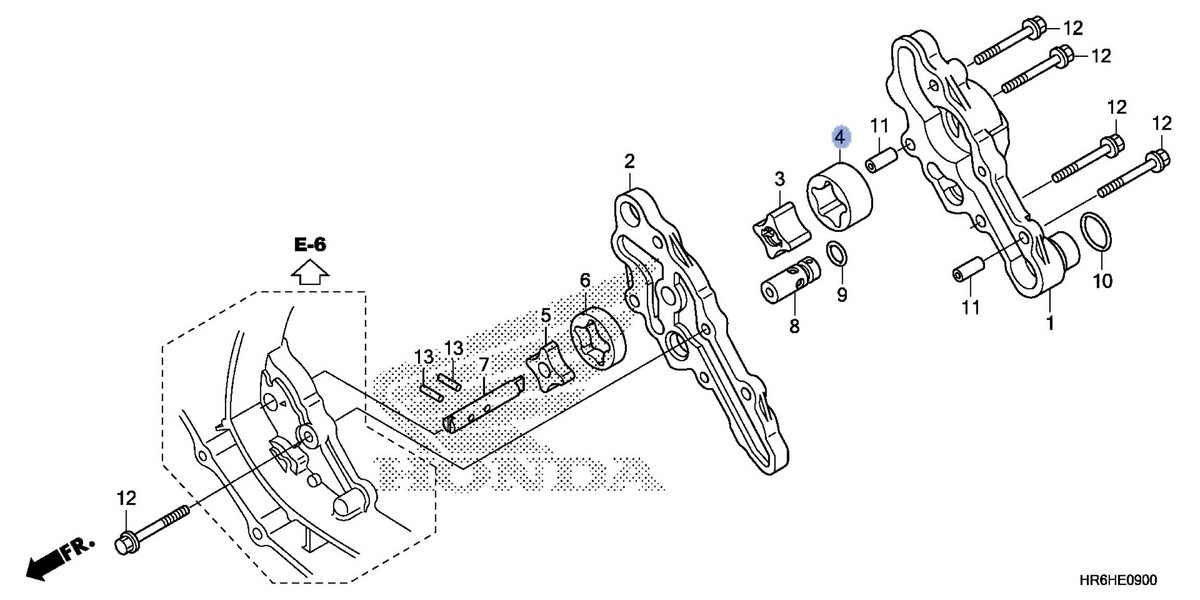 Honda OEM part 15129-HR6-A61