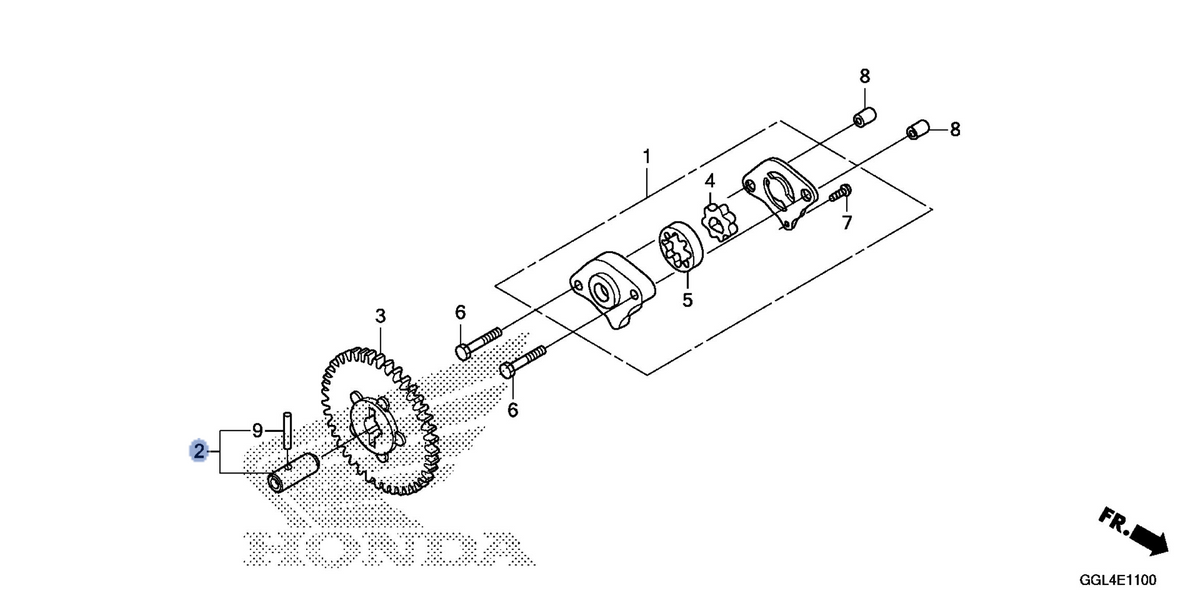 Honda OEM part 15130-GFC-770