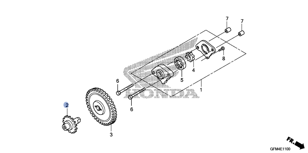 Honda OEM part 15130-GFM-900