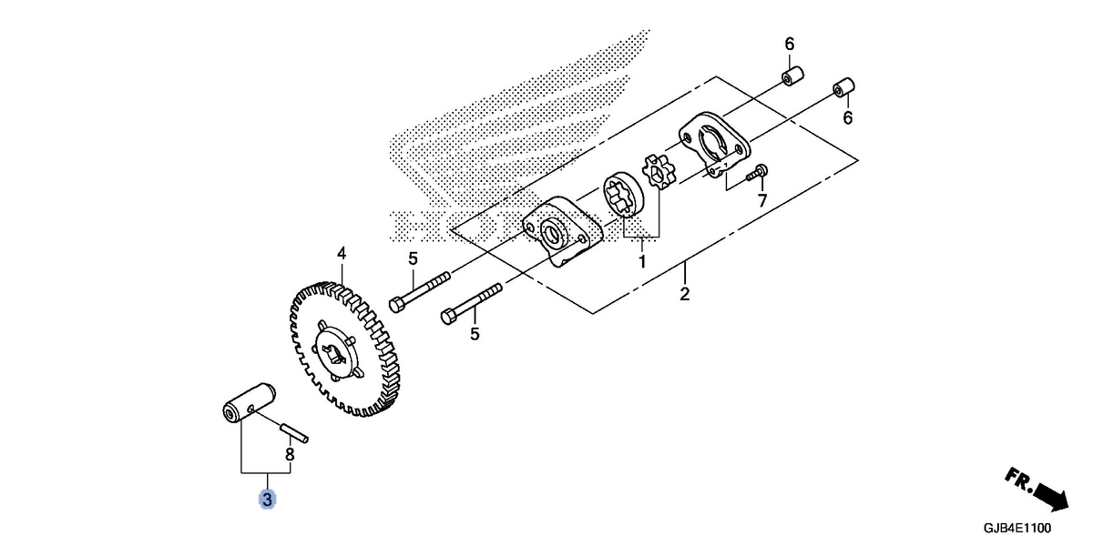 Honda OEM part 15130-GGZ-J00