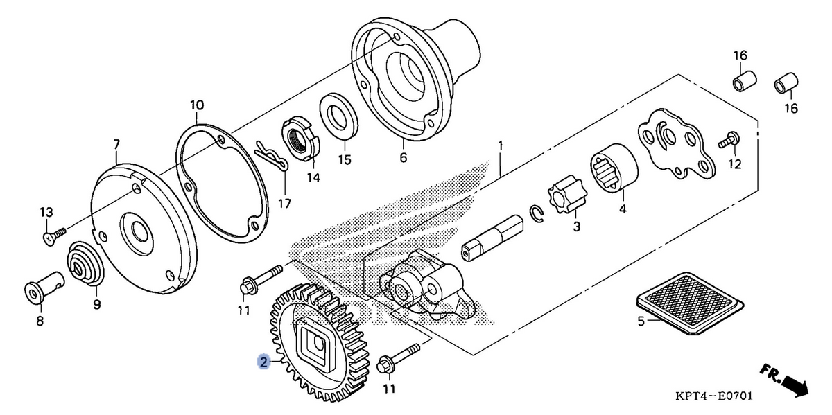 Honda OEM part 15130-KRM-840