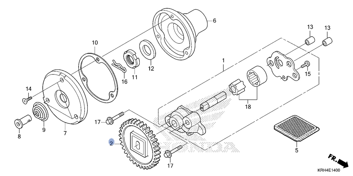 Honda OEM part 15130-KTT-900