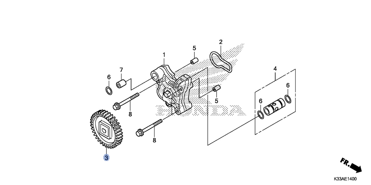Honda OEM part 15130-KYJ-900