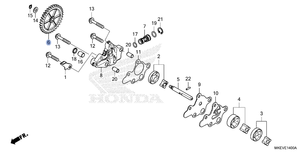 Honda OEM part 15130-MKE-B50