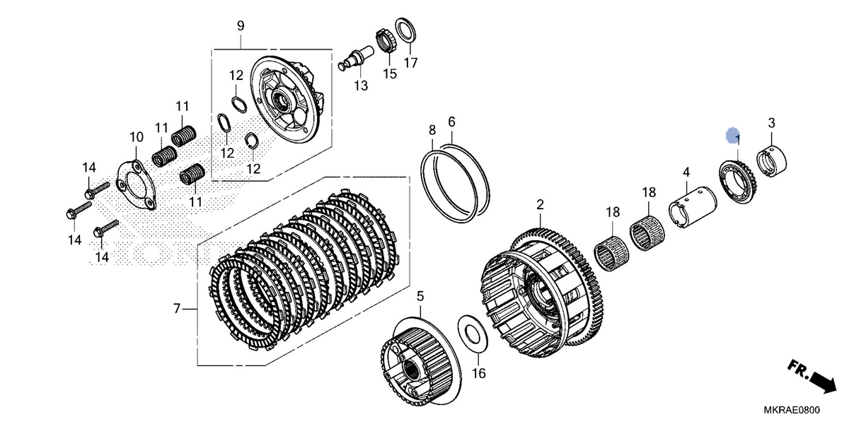 Honda OEM part 15130-MKR-D11