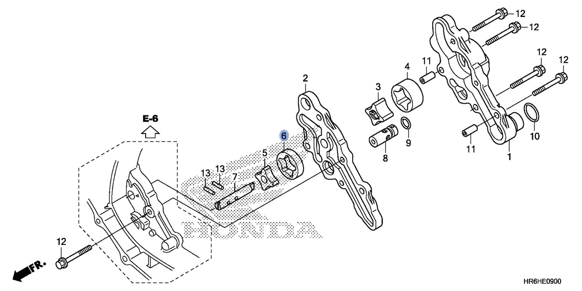 Honda OEM part 15131-HR6-A61