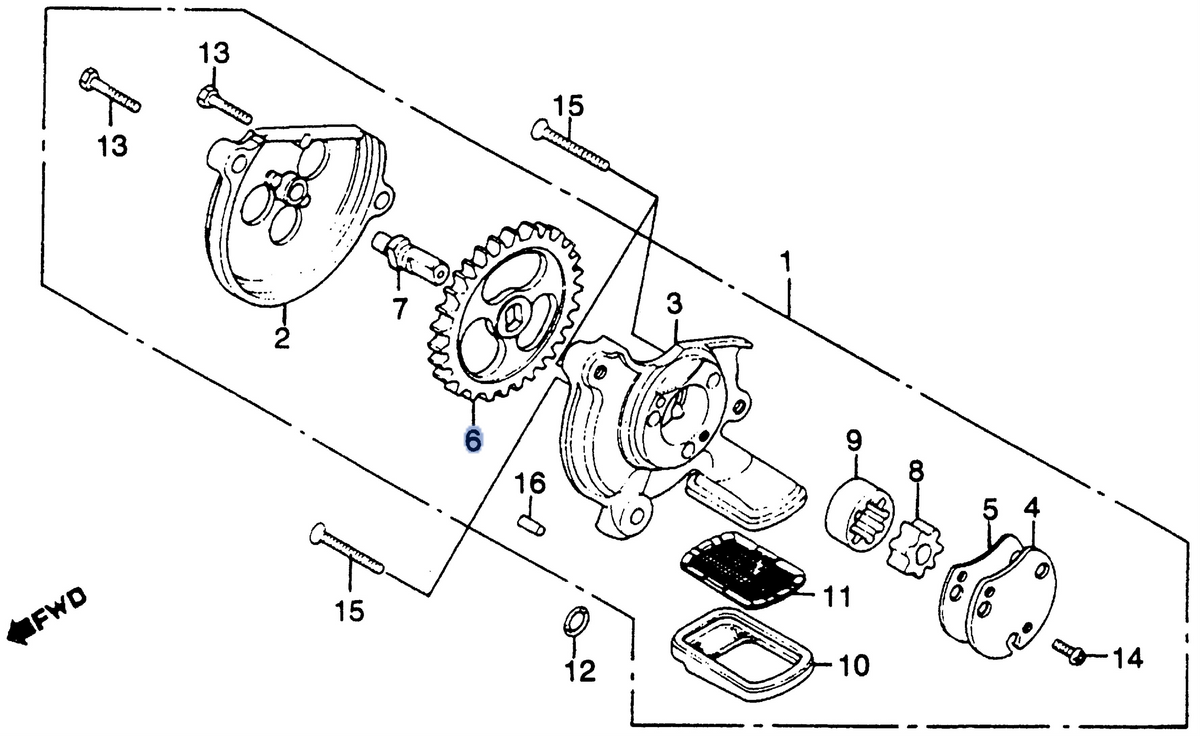 Honda OEM part 15131-KB4-670