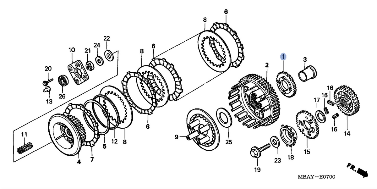 Honda OEM part 15131-MBA-003