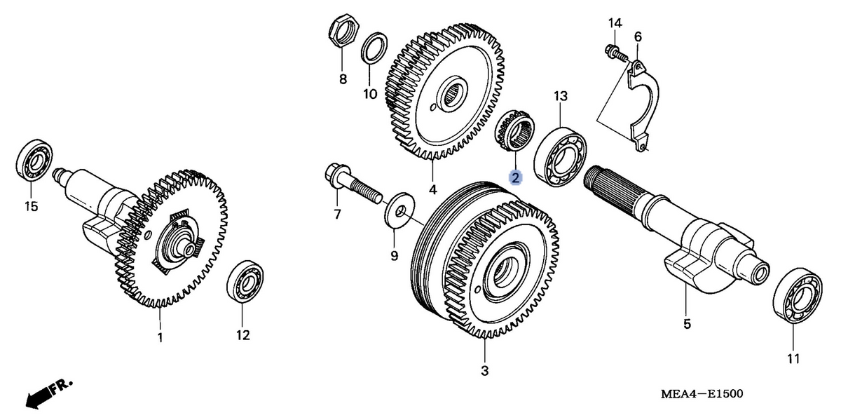Honda OEM part 15131-MEA-670
