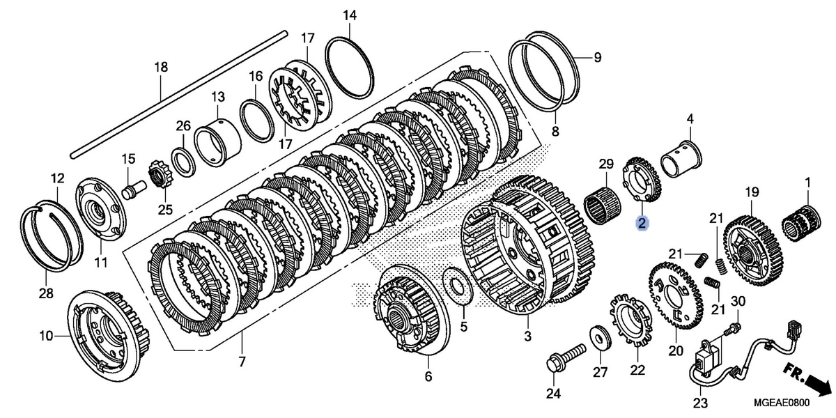 Honda OEM part 15131-MGE-003
