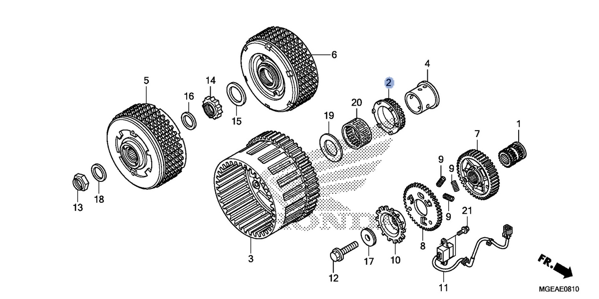 Honda OEM part 15131-MGE-D01